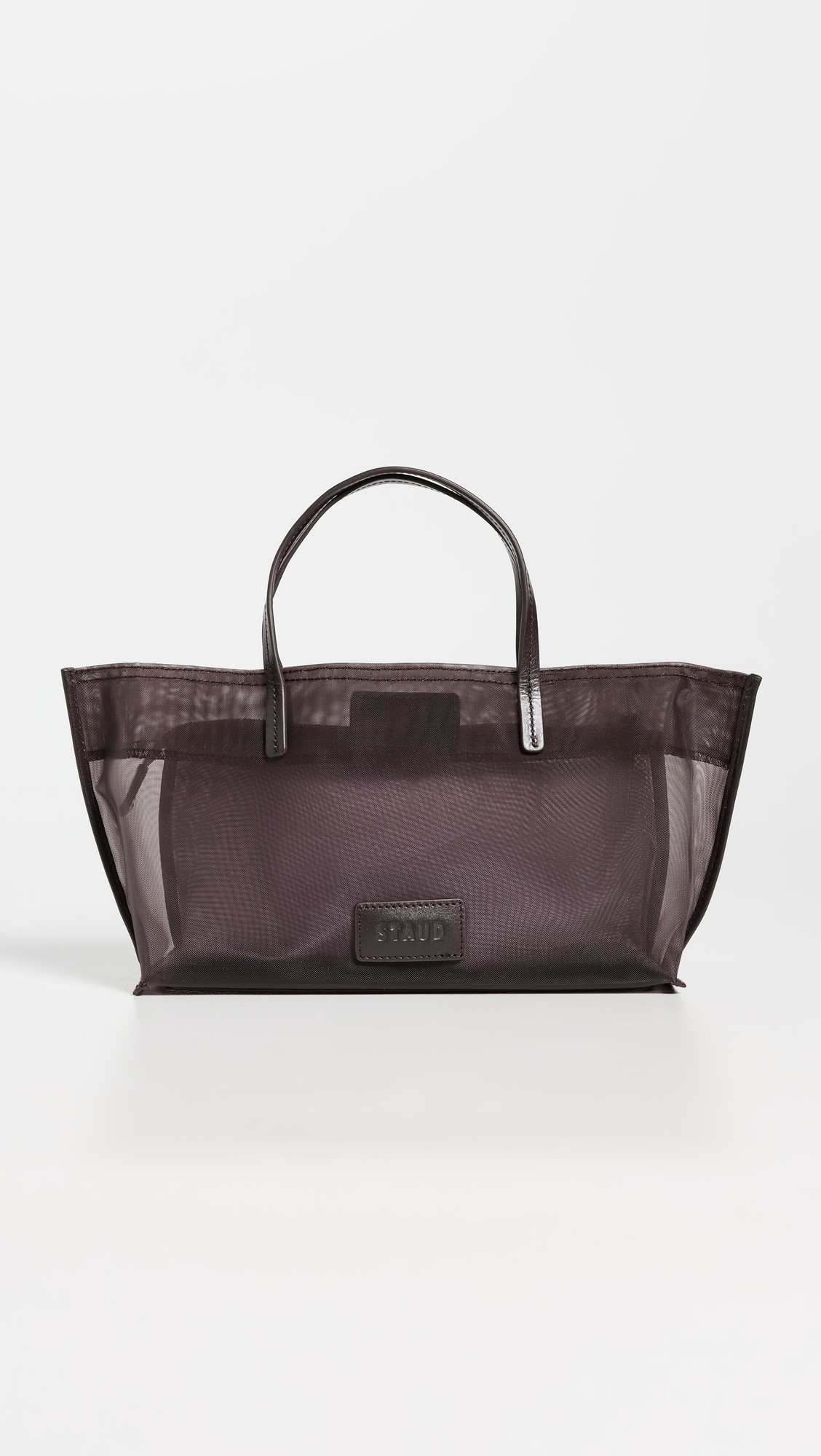 STAUD Christos Mini Mesh Tote Espresso One Size | Shopbop