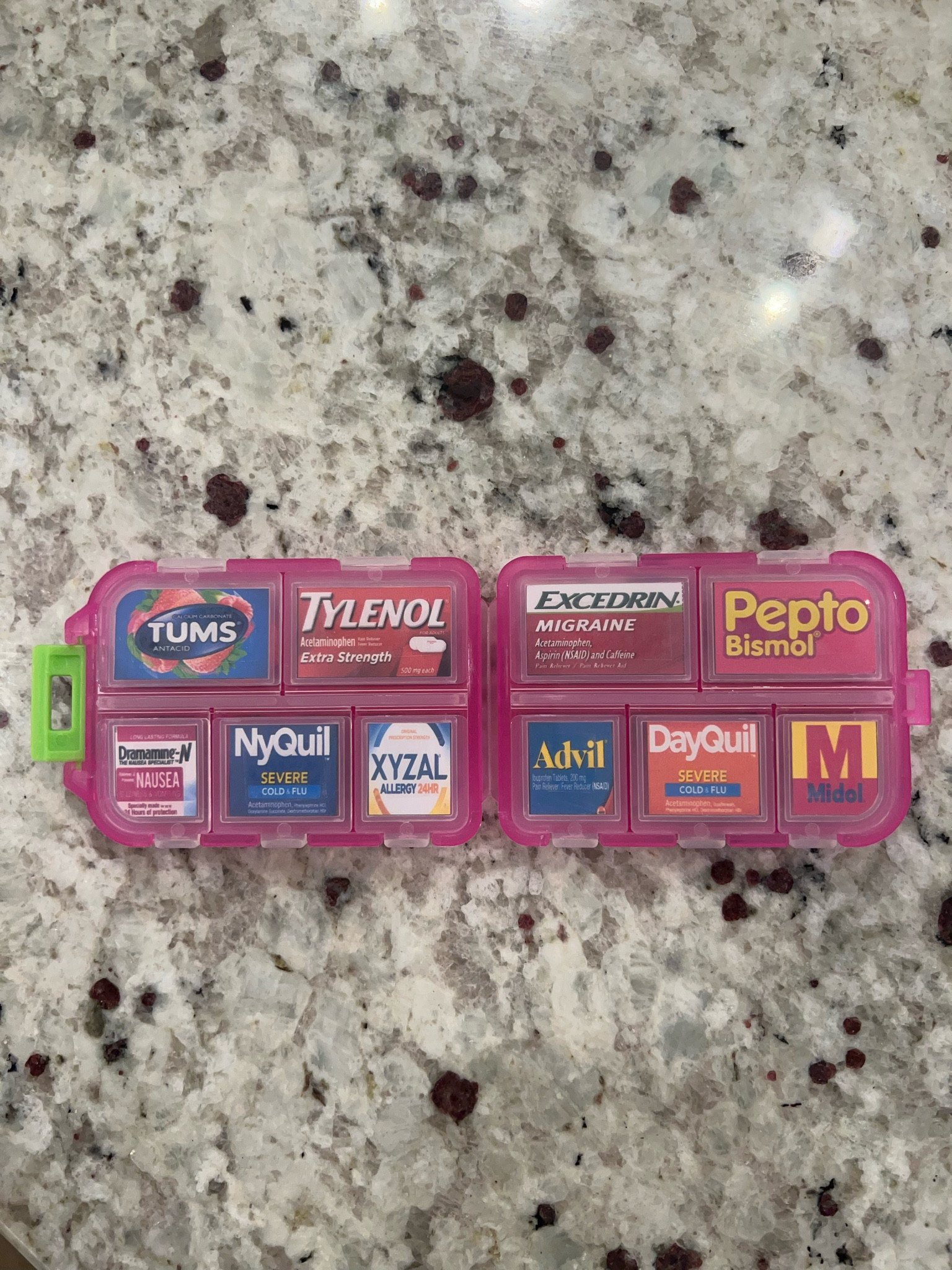 Pocket pharmacy 
Pull organizer
Travel pill organizer 
Medications 

#LTKtravel #LTKFind