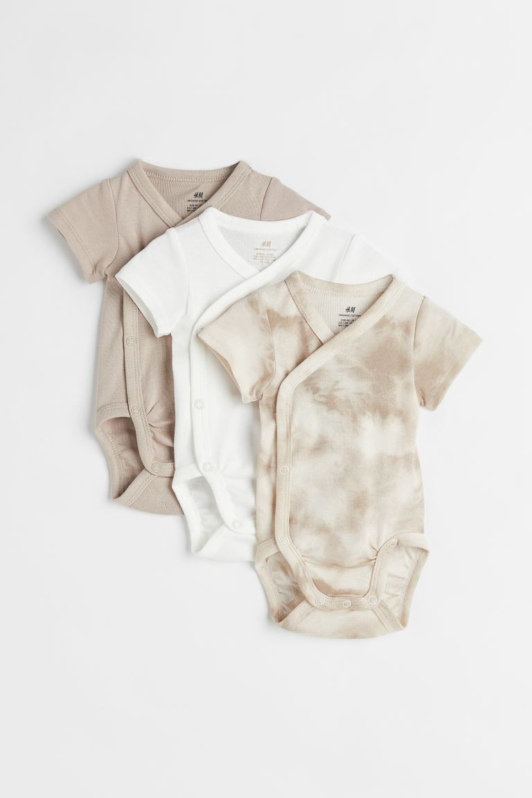 3-pack Wrapover Bodysuits | H&M (US + CA)