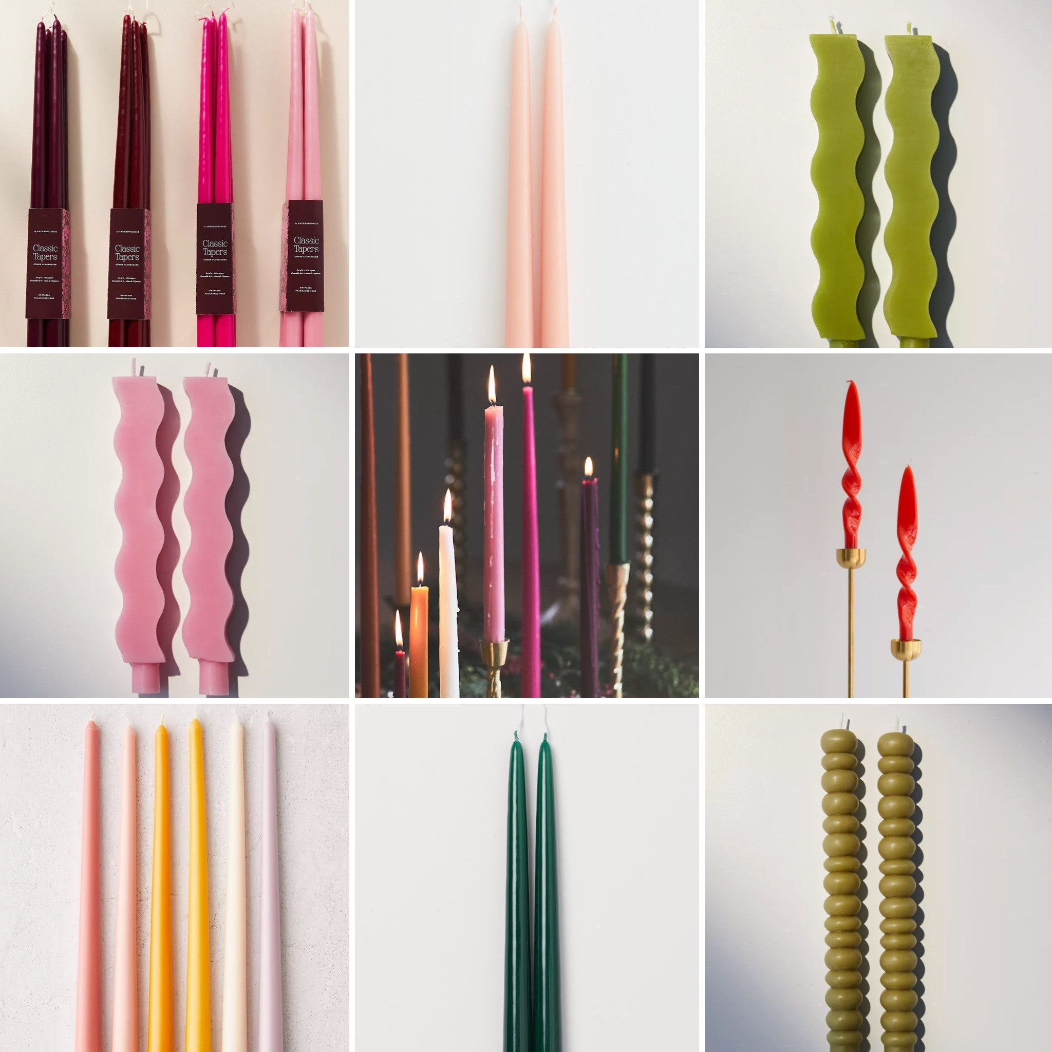 Taper candles for a colorful Christmas 🎄🪩🎅🏼

#LTKhome #LTKSeasonal #LTKHoliday