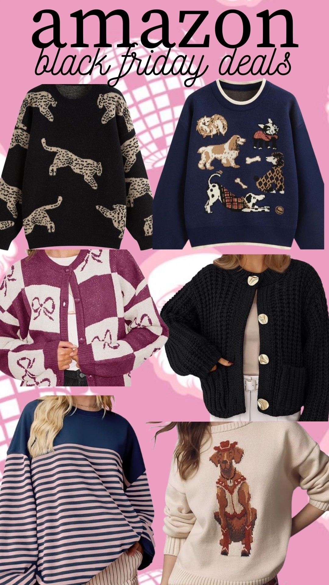 Amazon Black Friday Women’s Sweater Deals! Cozy up with these cute sweaters for fall & winter! 



#LTKFindsUnder50 #LTKSeasonal #LTKCyberWeek