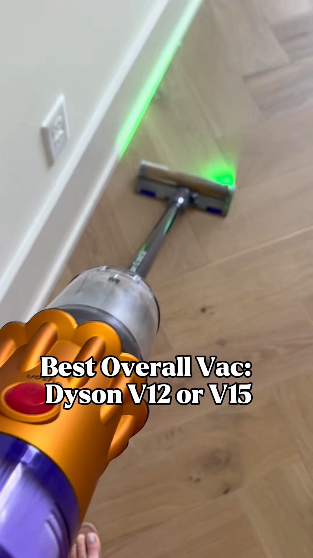 The Dyson V12 and V15 are definitely an investment, but nothing gives me a more thorough clean. The powerful suction tackles everything from crumbs to Golden Retriever hair, while the green light reveals dust you’d otherwise never see. They’re lightweight, easy to grab and worth it for a truly deep clean.
