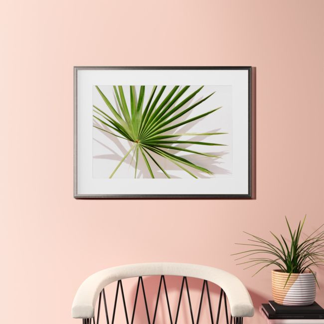 Kathleen with Pewter Frame 34.5"x25.5 | CB2