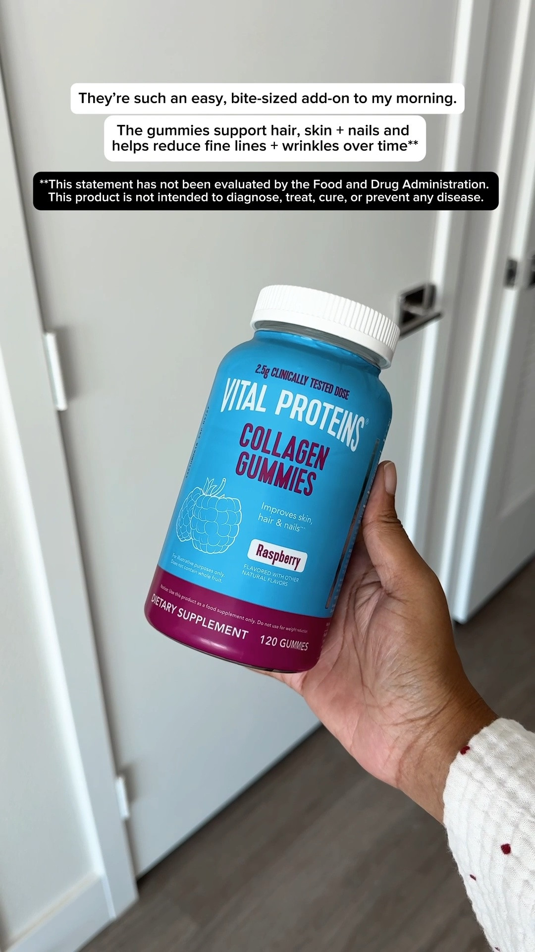 #ad #VitalPartner Slow morning routine

Some mornings, putting myself first looks simple.

I’ve been a fan of @VitalProteins Collagen Peptides for a while, so I was excited to try their Collagen Gummies from the line.

While I’m journaling, I take the gummies as an easy, bite-sized way to support hair, skin, and nails, and help reduce fine lines and wrinkles over time.

I really like the raspberry flavor, and each serving has 2.5 grams of collagen peptides. They’re also gluten free and free of synthetic colors.

It’s a small morning moment, but it makes my day feel more intentional.

Shop Vital Proteins at @Target. // #TargetPartner #stayvital #morningroutine

#LTKmorningroutine #LTKselfcare