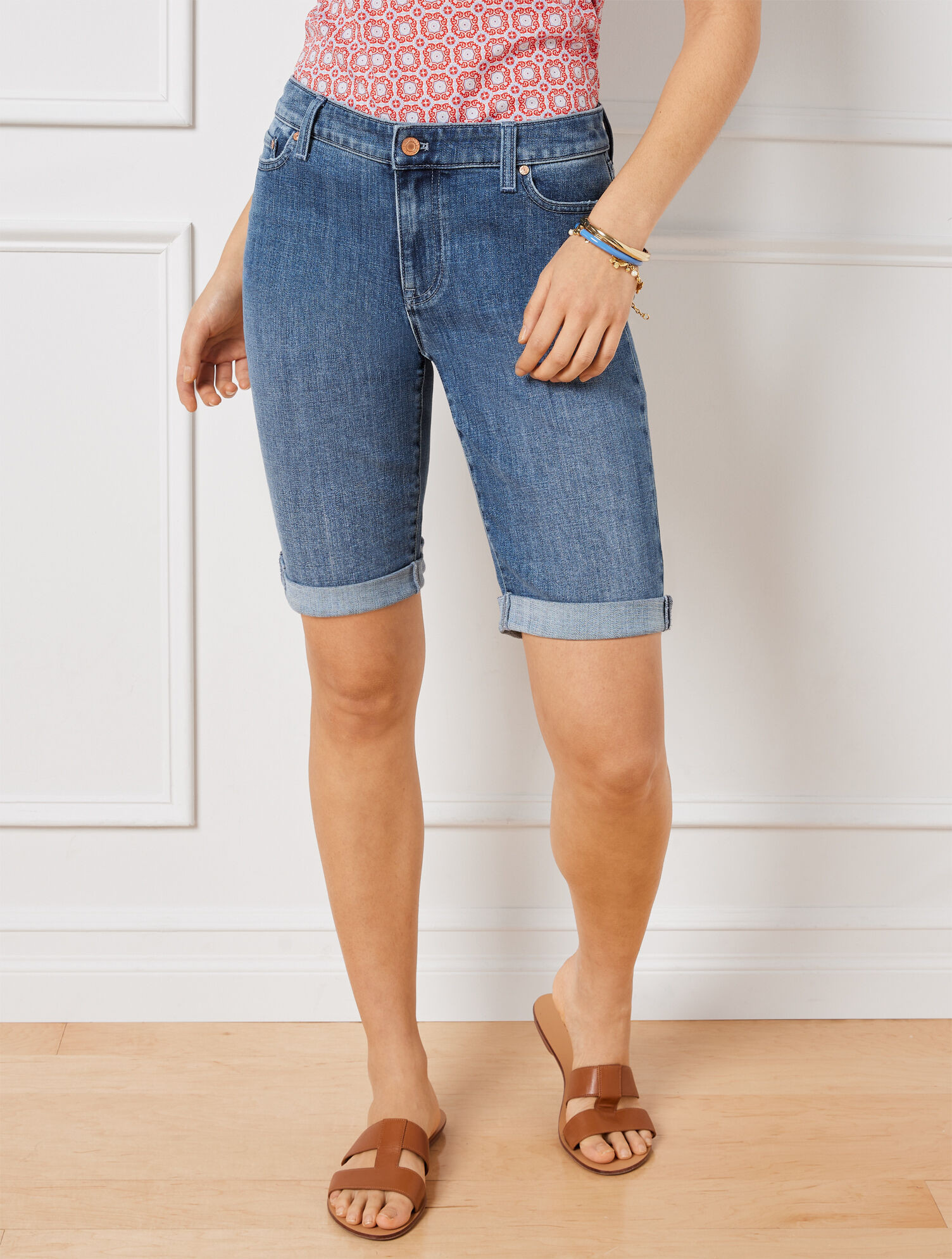 Girlfriend Denim Shorts - Oceanside Wash | Talbots