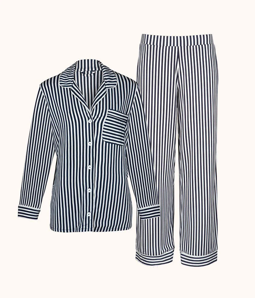 The All-Day Stripe Lounge Set Bundle: Mini Stripe Print | LIVELY