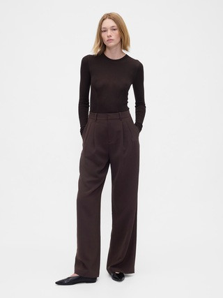 365 High Rise Pleated Trousers | Gap (US)