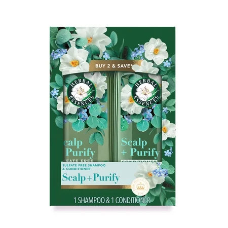 Herbal Essences Scalp + Purify Eucalyptus Shampoo and Conditioner Dual Pack 13.5 fl oz Each | Walmart (US)