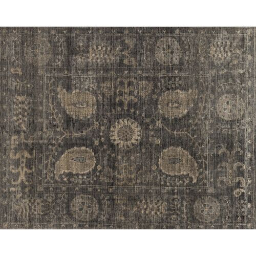 Mina Hand-Knotted Rug, Taupe/Gray | One Kings Lane