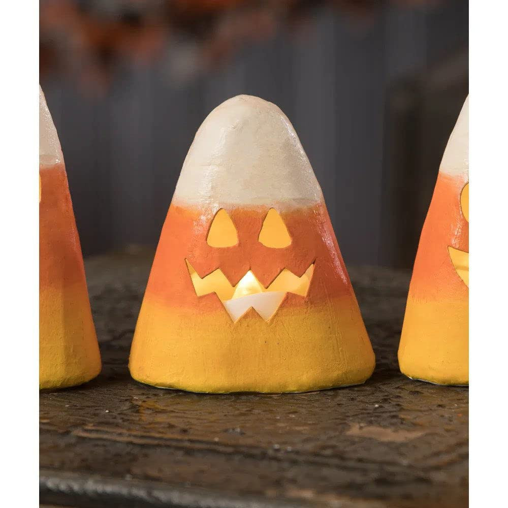 Bethany Lowe Designs - Scary Candy Corn Small Luminary - TF2255 | Amazon (US)