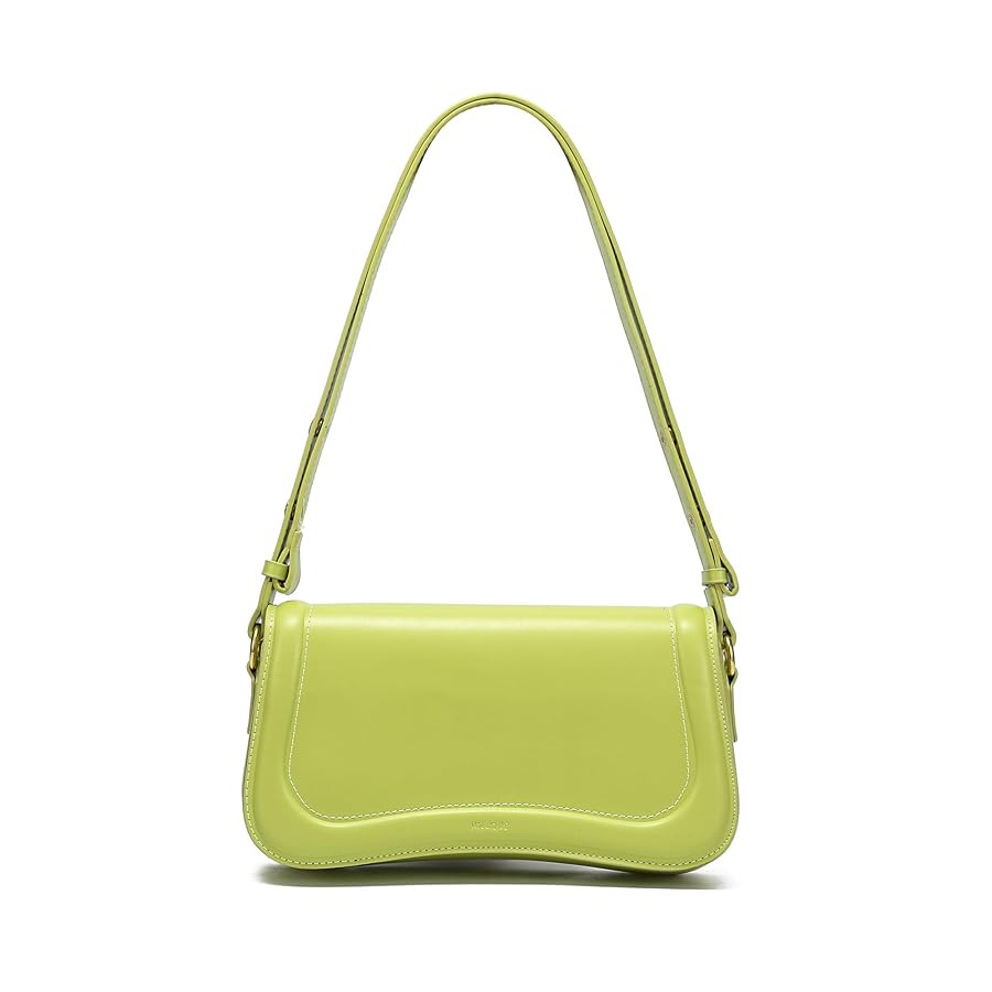 JOLLQUE Crescent Shoulder Bag for Women,Small Leather Strap Dumpling Handbag Purse,Unique Trendy ... | Amazon (US)