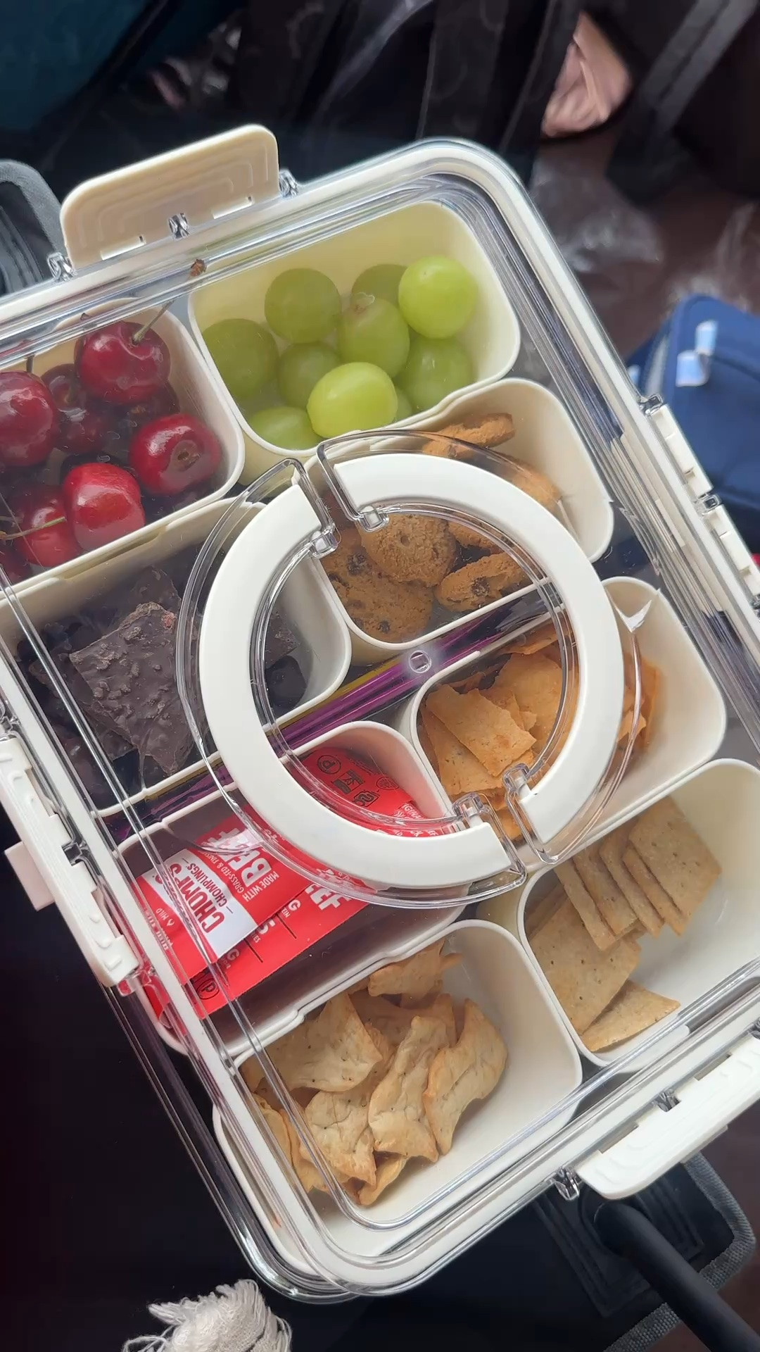 Track meet snack duty, but make it organized. 😌

I packed myself a little snack box with a mix of sweet, salty, and crunchy because these track meets be LONG and I need options 😂

This has been my go-to for busy days, sports events, and running around—everything in one place, easy to grab, and no digging through bags.

Think snack box, bento snack container, mom on-the-go snacks, track meet essentials, kids snack ideas, organized snack tray, travel snack box, and everyday snack prep.

#LTKmomlife #LTKKids #LTKfoodie