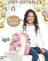 Naturally KIDS Dinosaur Backpack - Dinosaur Toys for Kids 3-5 - Kids Suitcase for Girl Boy w Stuf... | Amazon (US)