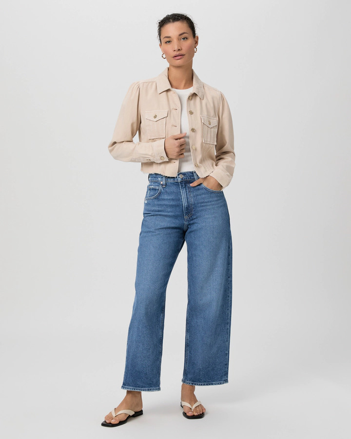 Cropped Pacey Denim Jacket | Paige
