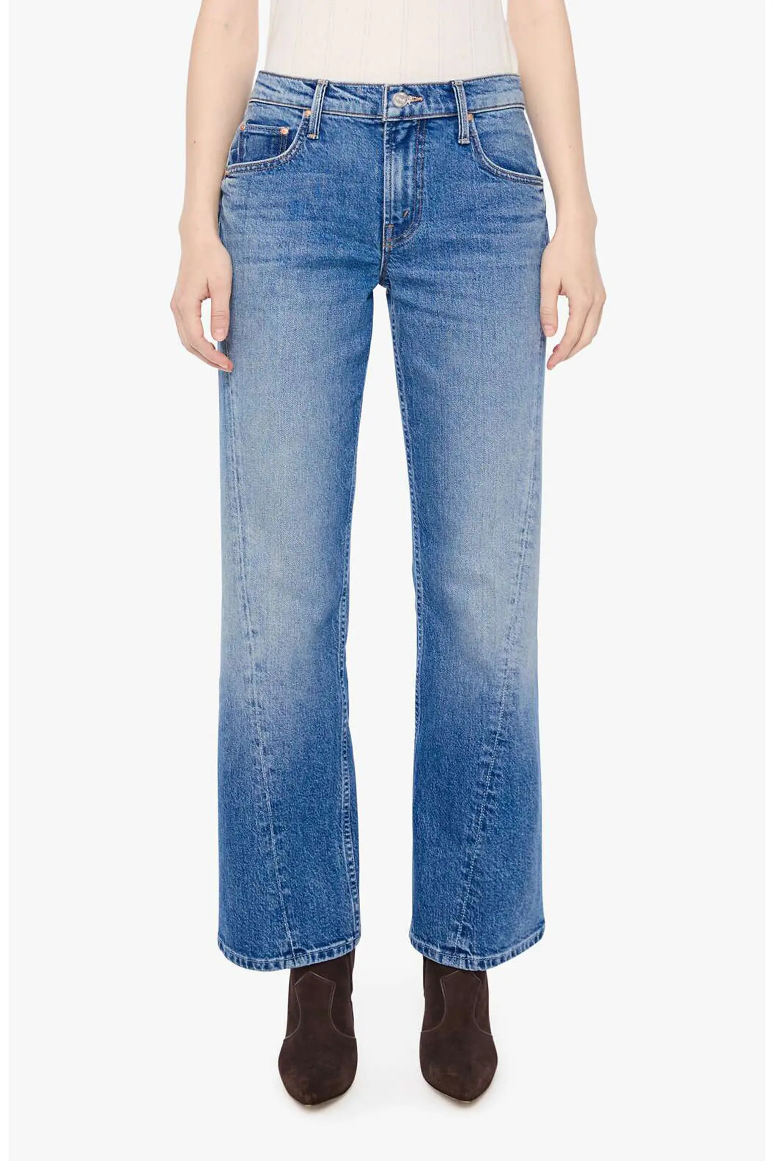 MOTHER The Lil Bookie Twist Skimp Bootcut Jeans (Women) | Nordstrom | Nordstrom