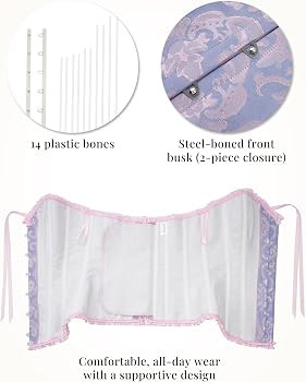 SZIVYSHI Corset Tops for Women, Bustier Shapewear Lingerie, Lace Waist Push Up Bodysuit | Amazon (US)