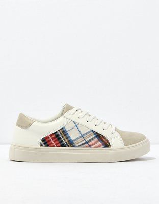 AE Plaid Lace-Up Sneaker | American Eagle Outfitters (US & CA)