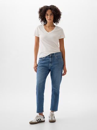 Mid Rise Girlfriend Jeans | Gap Factory
