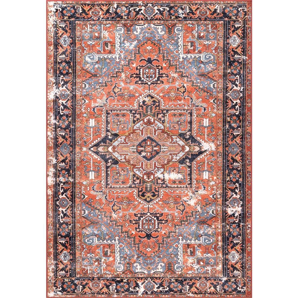 nuLOOM Sherita Oriental Persian Rust 3 ft. x 5 ft. Area Rug-DISA05A-305 - The Home Depot | The Home Depot