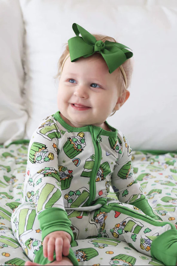 Shamrock Sweets Convertible Zip Romper | Caden Lane