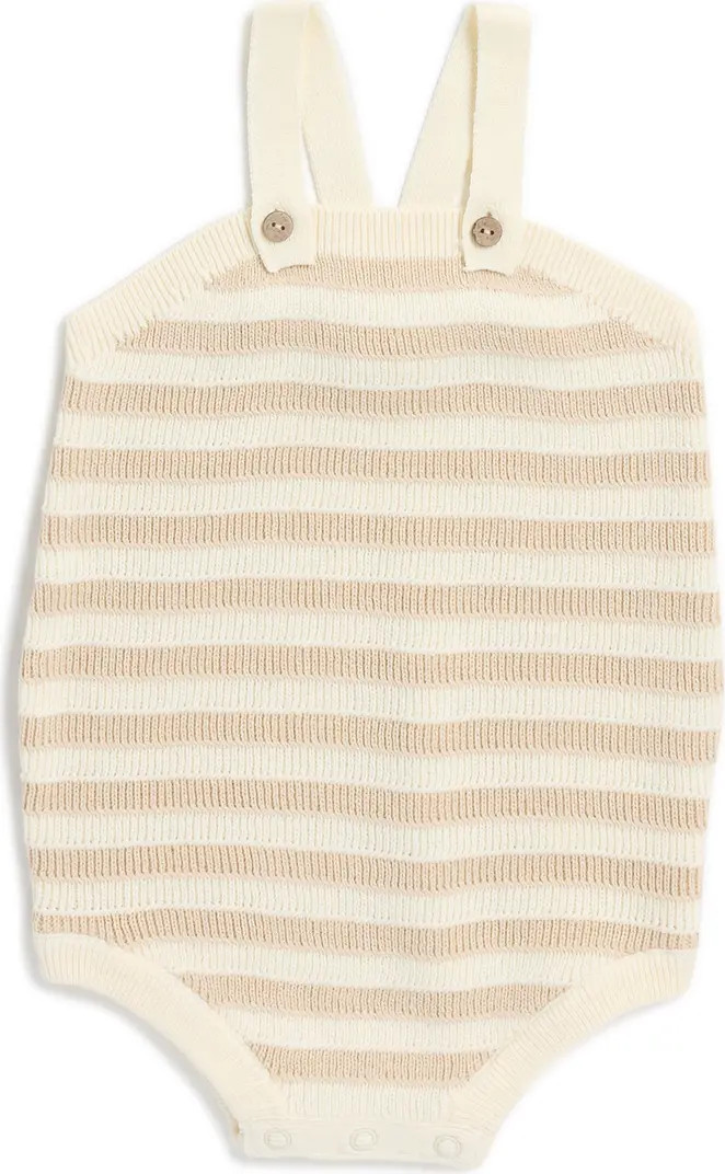 Stripe Knit Overall Bodysuit | Nordstrom Rack