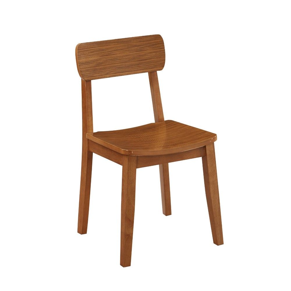 Set of 2 Hagen Zebra Dining Chair Wood/Walnut - Boraam | Target
