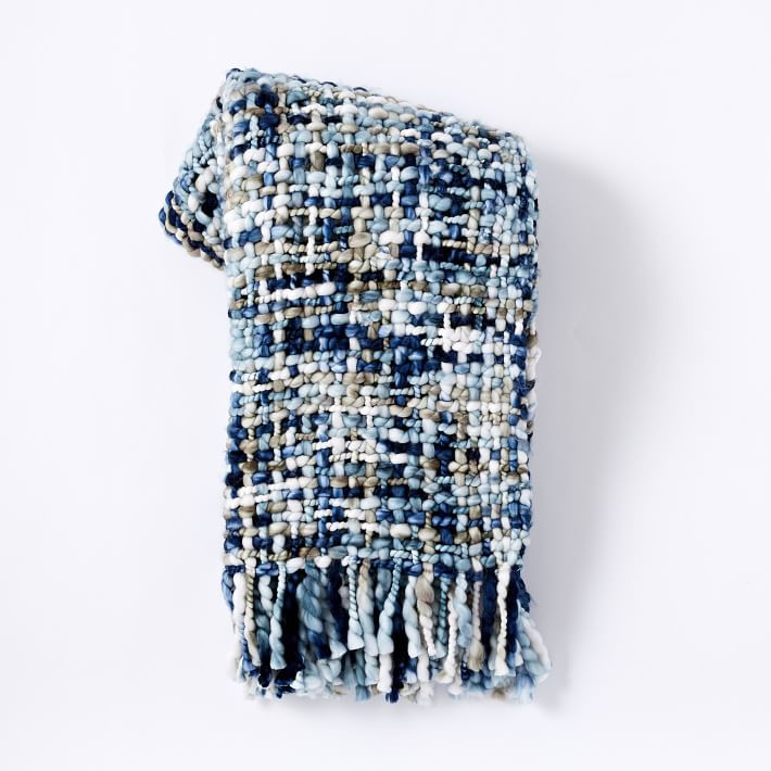Marled Basketweave Throw | West Elm (US)