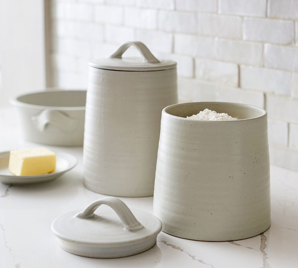 Farmstead Stoneware Canisters | Pottery Barn (US)