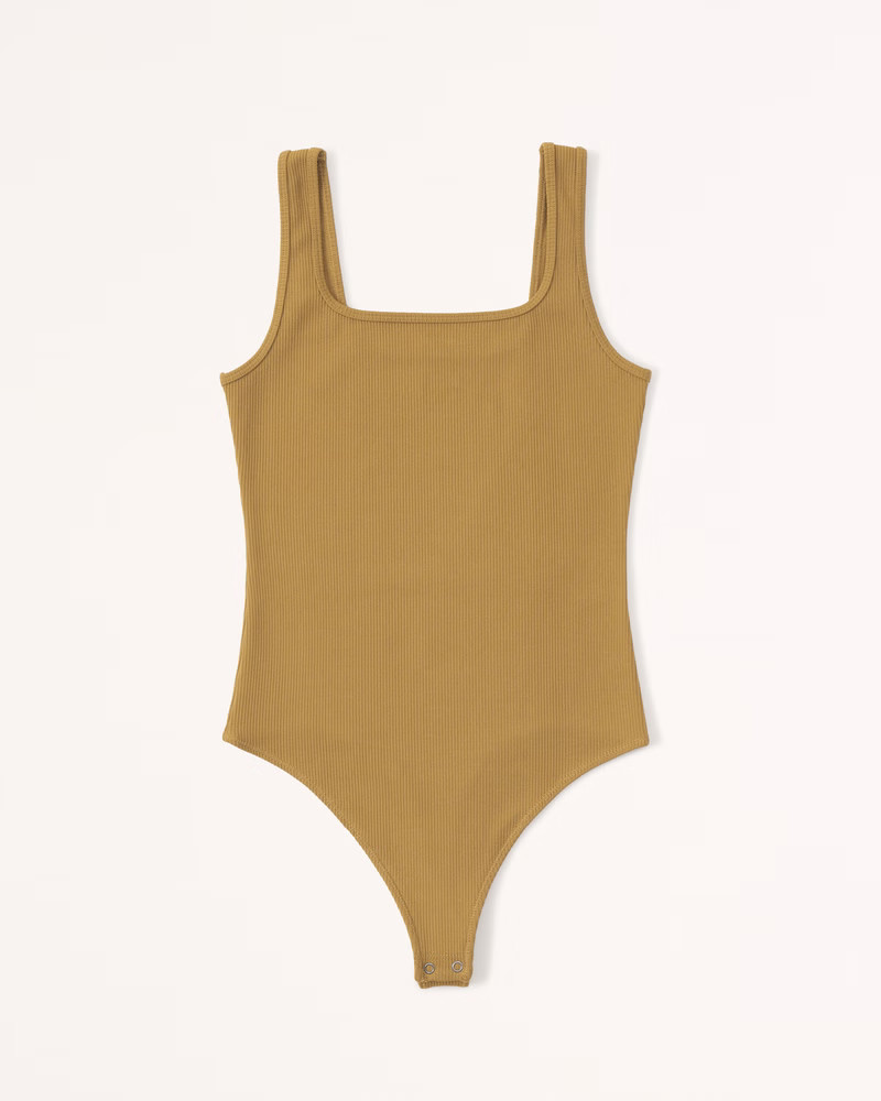 Women's Seamless Rib Fabric Tank Bodysuit | Women's New Arrivals | Abercrombie.com | Abercrombie & Fitch (US)