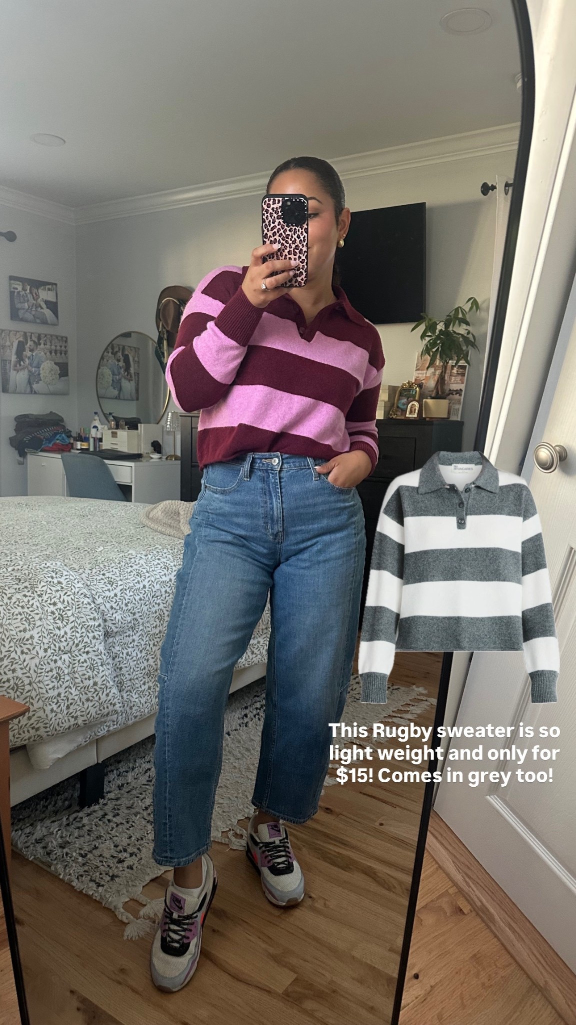 This rugby sweater from Walmart is so cute! I love the length and it’s a light sweater material! Wearing in small and it only $15!

#LTKFindsUnder50 #LTKStyleTip #LTKSeasonal