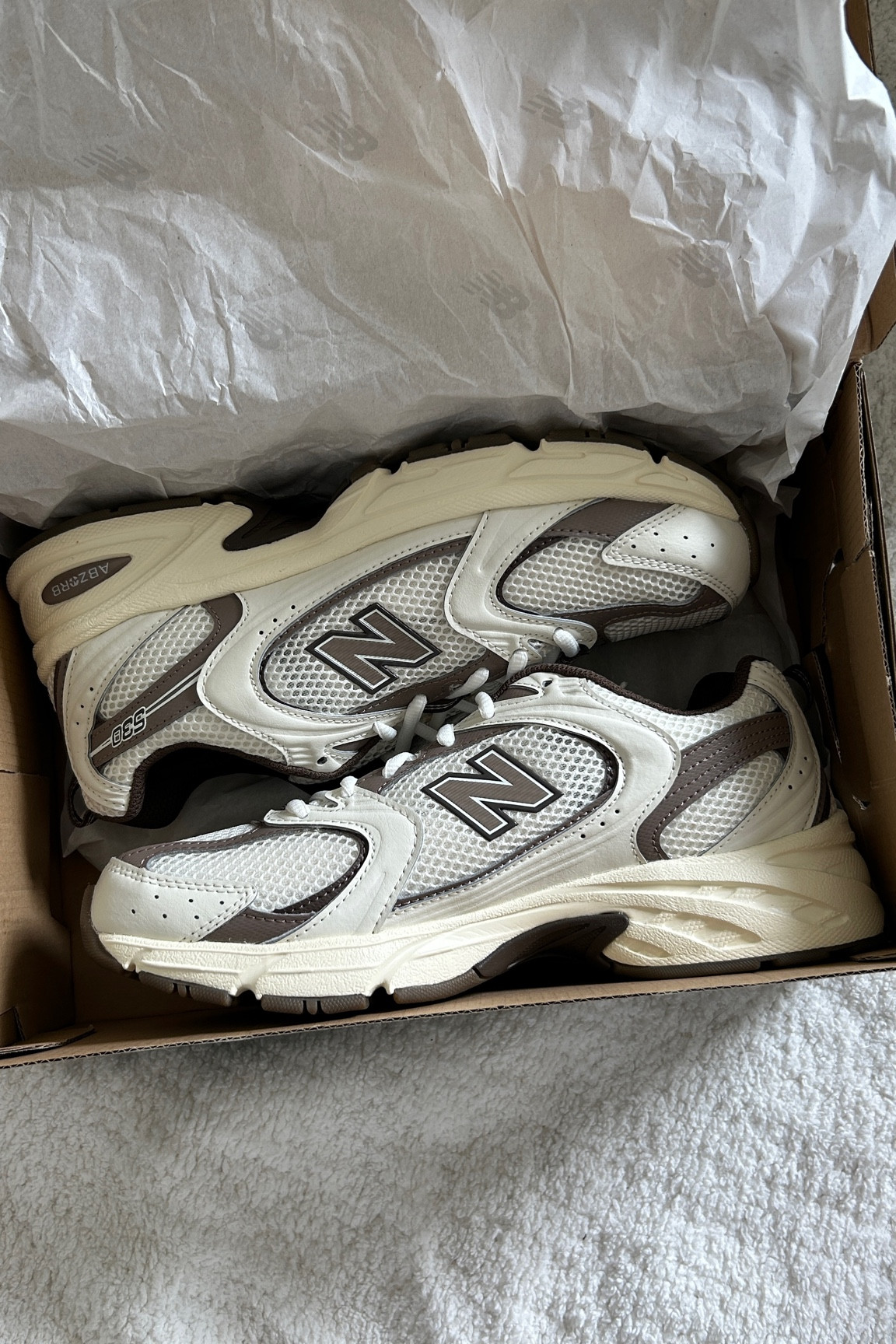 New Balance 530 sneakers in stone … curated on LTK