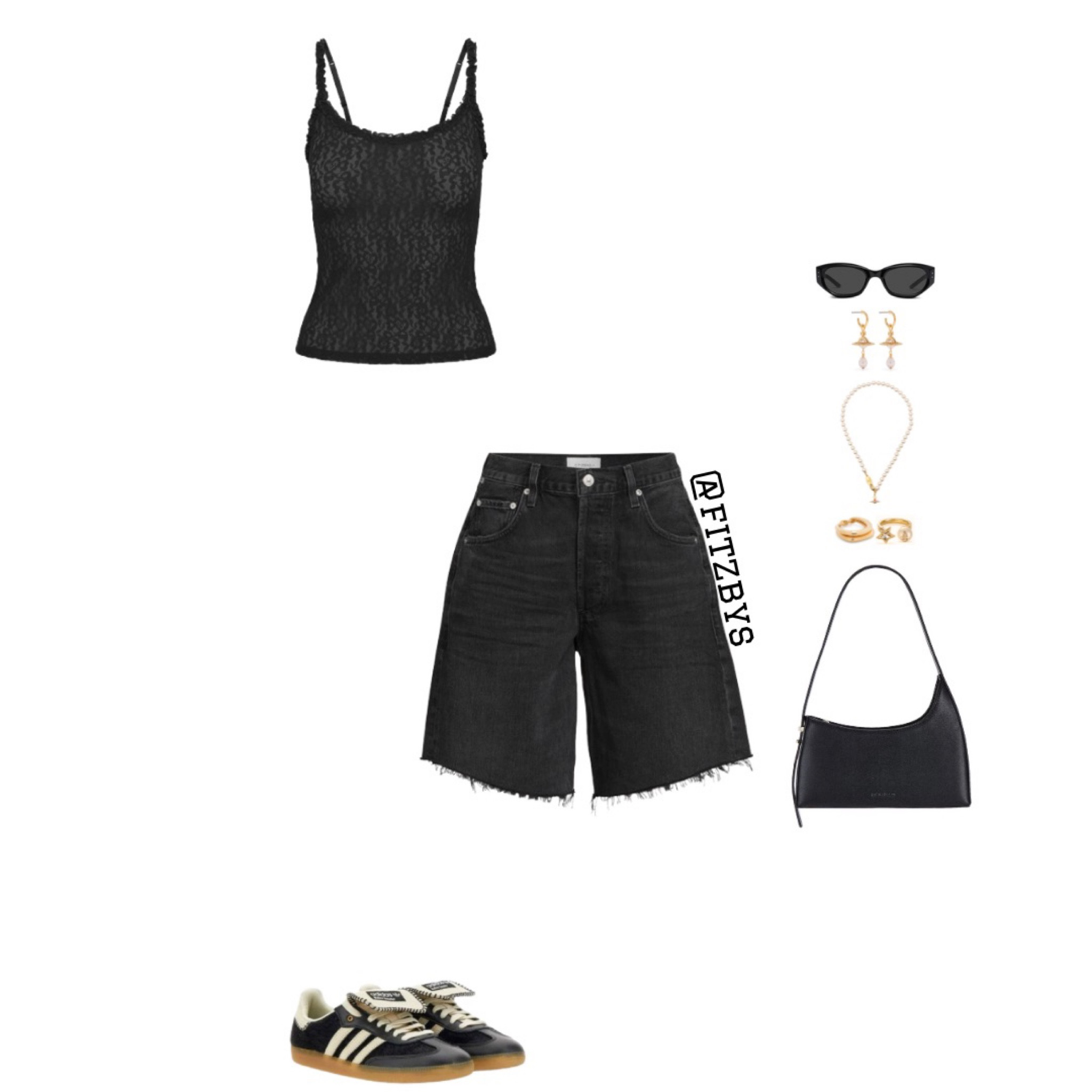 All black Jorts outfit

Black lace tank top, tank top, black top , jorts, jeans shorts, black shorts, black jorts, denim shorts, jorts outfit, Bermuda shorts, shorts outfit, adidas sneakers, samba, black sneakers, black sunglasses, black shoulder bag, gold jewelry, summer clothes, summer outfits, vacation outfit, concert outfit, outfit idea, style tip, spring outfit. Cute top, jorts, cute jorts outfit, Trendy outfit, 2024 outfit ideas, cute summer outfit. 

#virtualstylist #outfitideas #outfitinspo #trendyoutfits # fashion #cuteoutfit #summeroutfit #springoutfit #jorts #denimshorts  #summerclothes #summerstyle #cutesummeroutfit 

#LTKcanada #LTKsummer #LTKstyletip