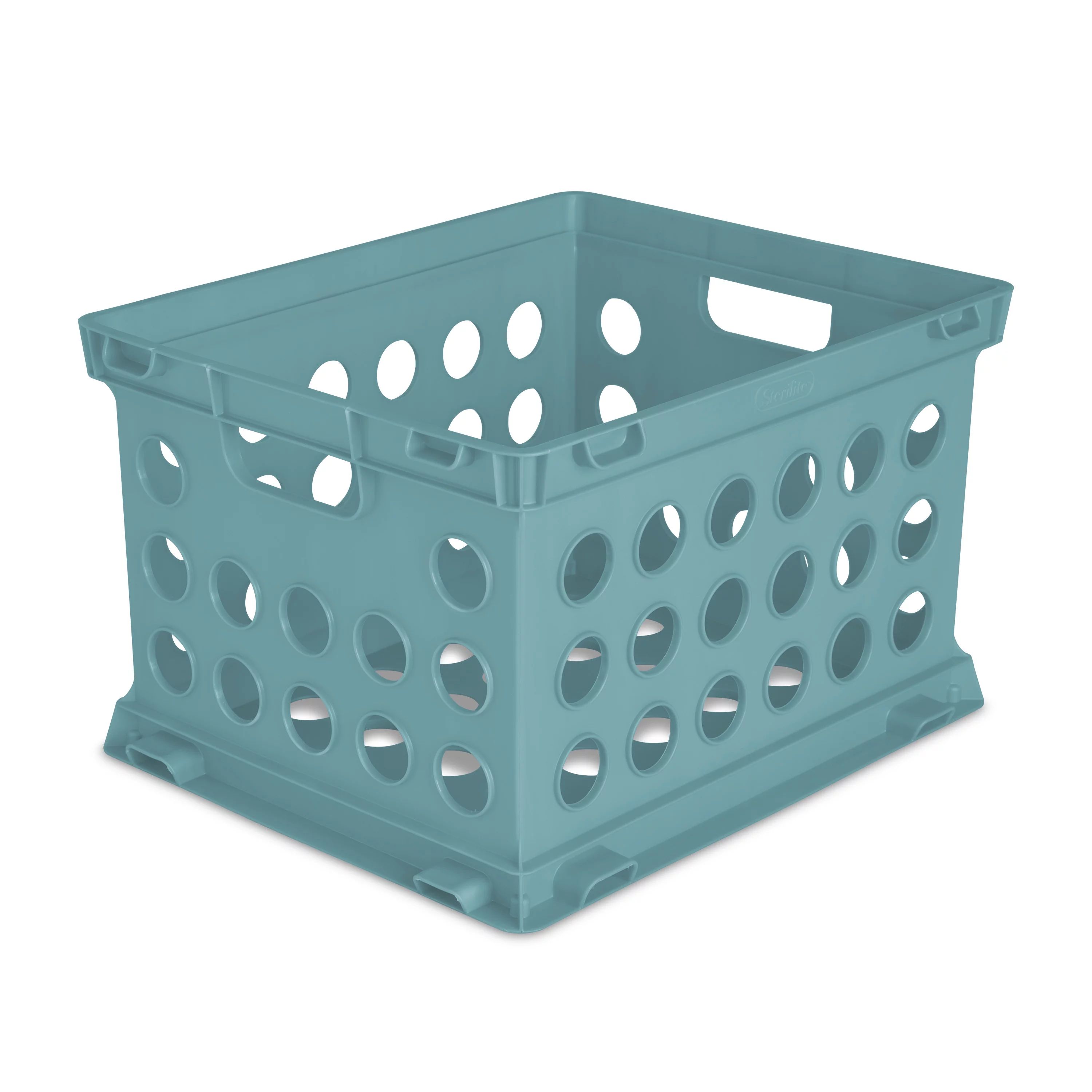 Sterilite Plastic Storage Cube / File Crate, 17 1/4” L x 14 1/4” W x 10 5/8” H, Aqua Haze, ... | Walmart (US)