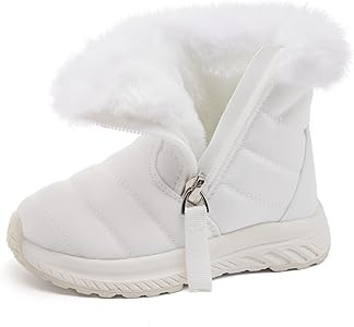 BMCiTYBM Toddler Boy Girl Snow Boots Waterproof Winter Warm Boots Nonslip Lightweight Outdoor Wal... | Amazon (US)