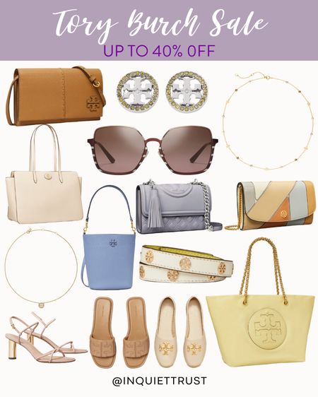 Grab these handbags, shoes, accessories, and more from Tory Burch, for up to 40% off!
#onsalenow #shoeinspo #springsale #fashionfinds

#LTKsalealert #LTKstyletip #LTKshoecrush