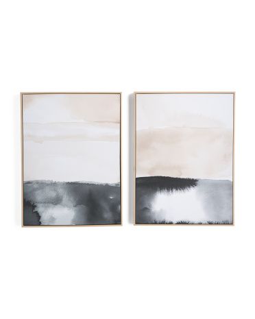 Set Of 2 18x24 Astra Framed Canvas Wall Art | TJ Maxx