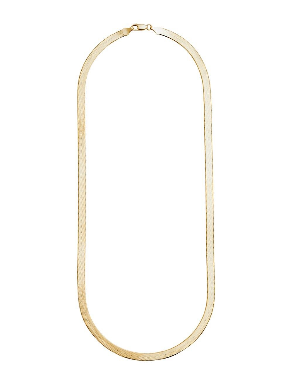 14K-Yellow-Gold Vermeil Herringbone-Chain Necklace | Saks Fifth Avenue