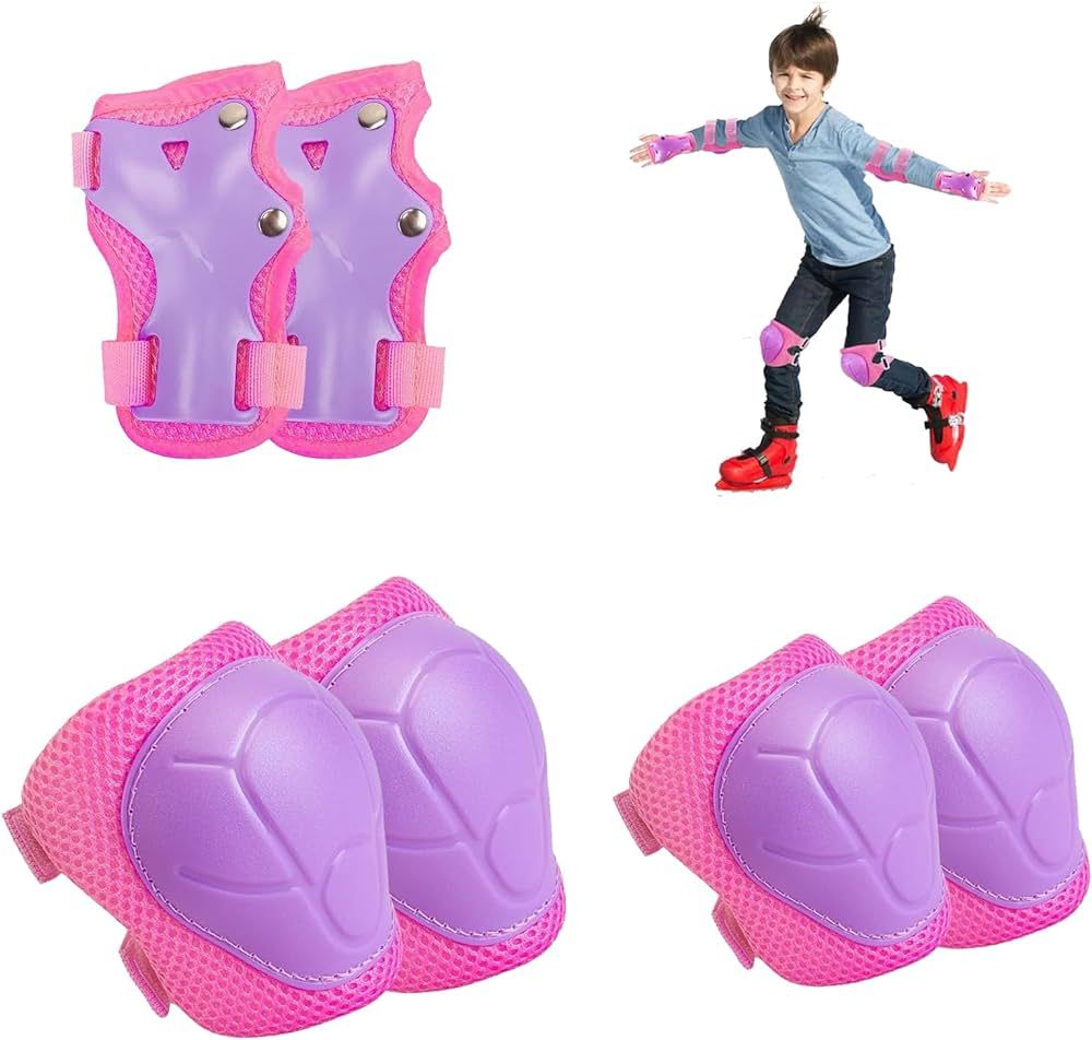 Knee Pads for Kids Elbow Pads Set Toddler Protective Gear Set Kids Elbow Pads and Knee Pads for G... | Amazon (US)