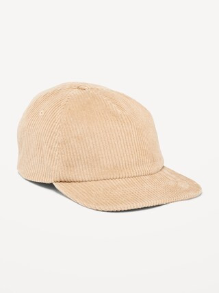 Gender-Neutral Flat-Brim Corduroy Trucker Hat for Kids | Old Navy (US)