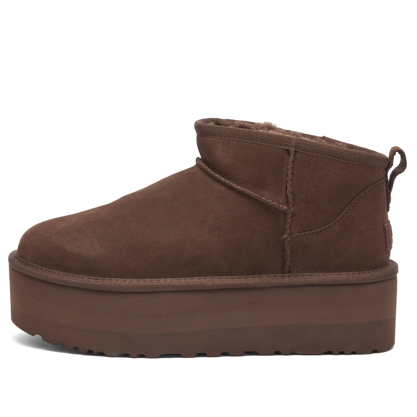 UGG Women's Classic Ultra Mini Platform Boot in Burnt Cedar, Size UK 3 | END. Clothing