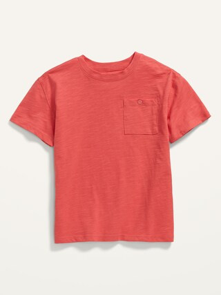 Short-Sleeve Slub-Knit Pocket T-Shirt for Boys | Old Navy (US)