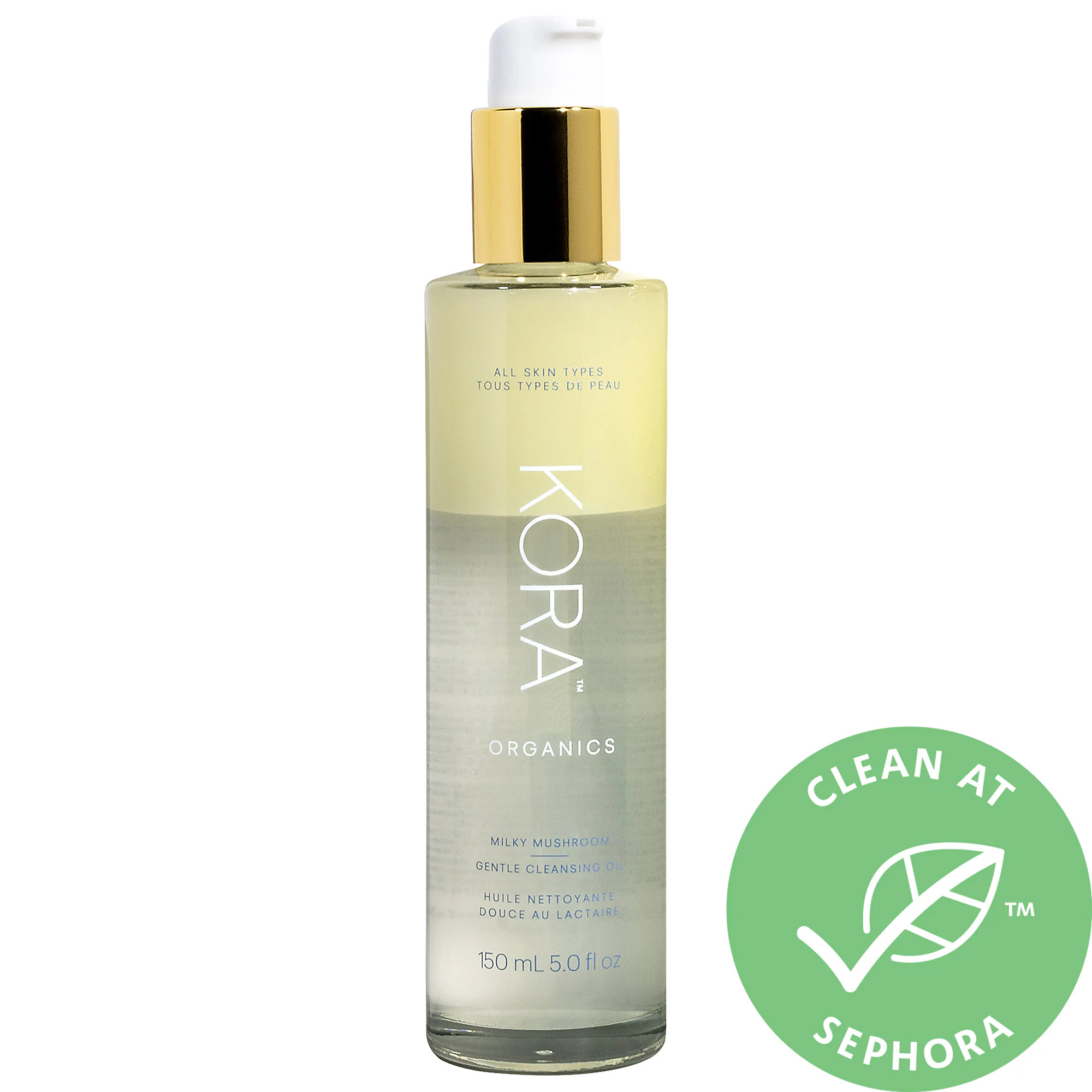 KORA Organics Milky Mushroom Gentle Cleansing Oil 5.0 oz/ 150 mL | Sephora (US)