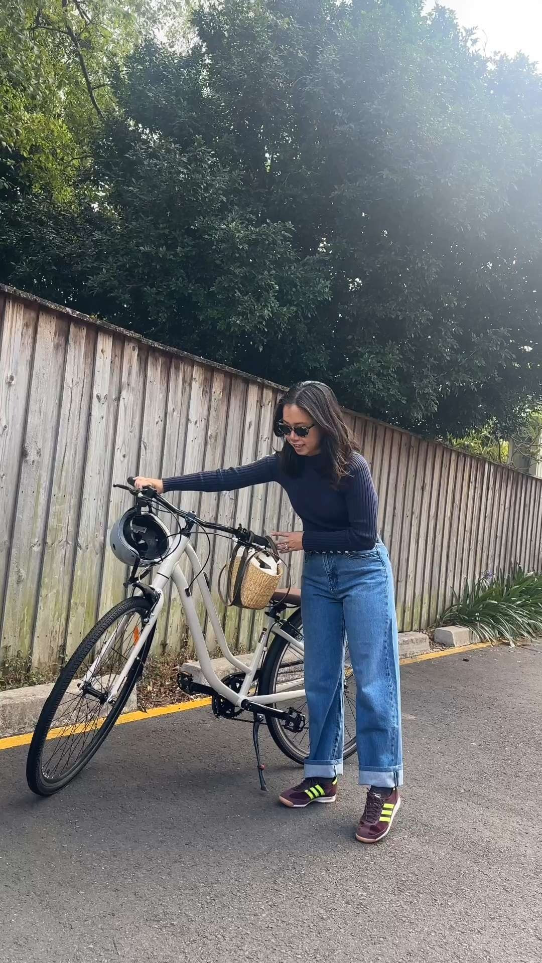 Summer break OOTD! Wearing a size 8 in my knit top, size 26 in my jeans, bag and charm also linked 

 #LTKaustralia #LTKsummer #LTKpetite