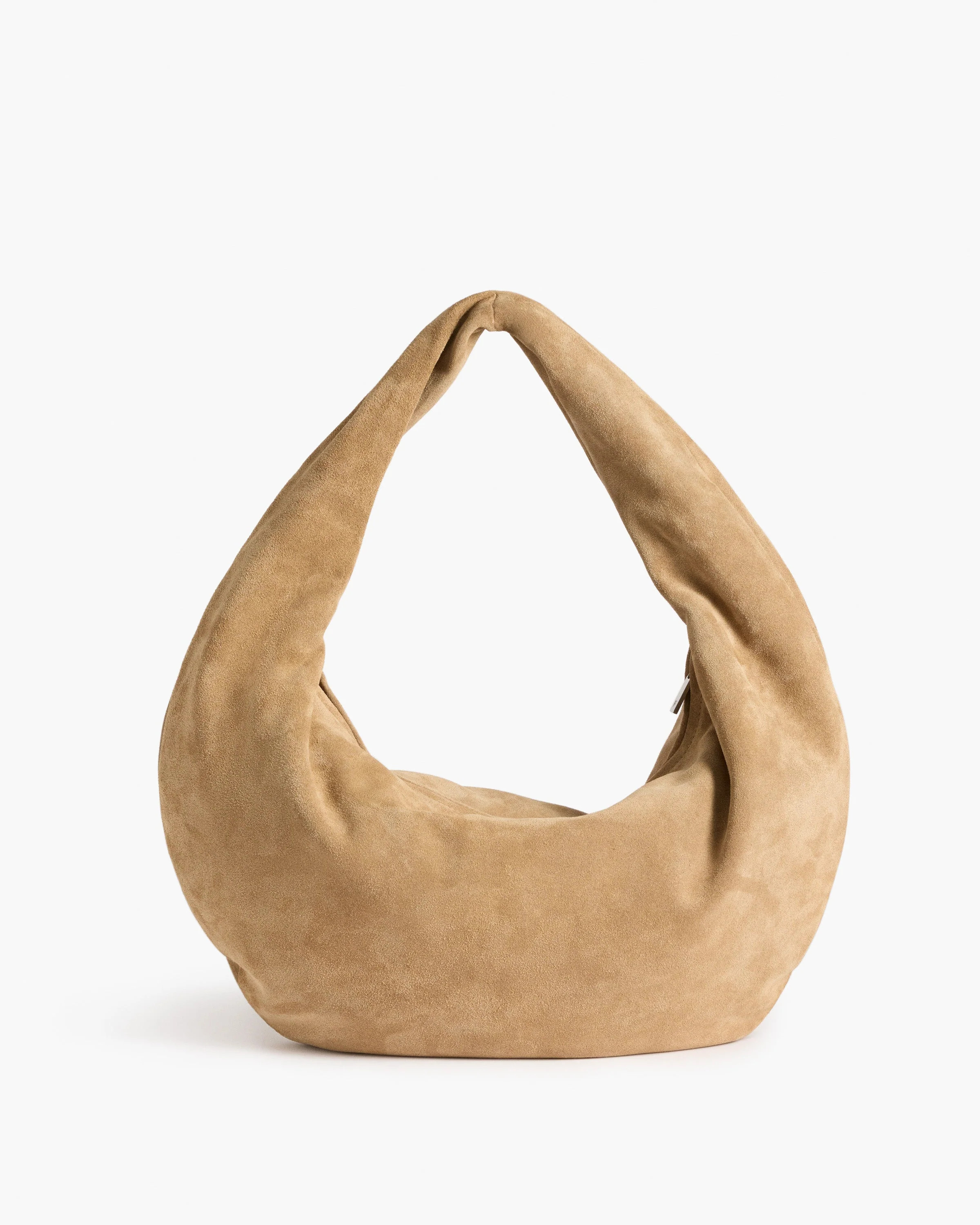 Alva Shoulder Bag Suede Sand Bag | Flattered
