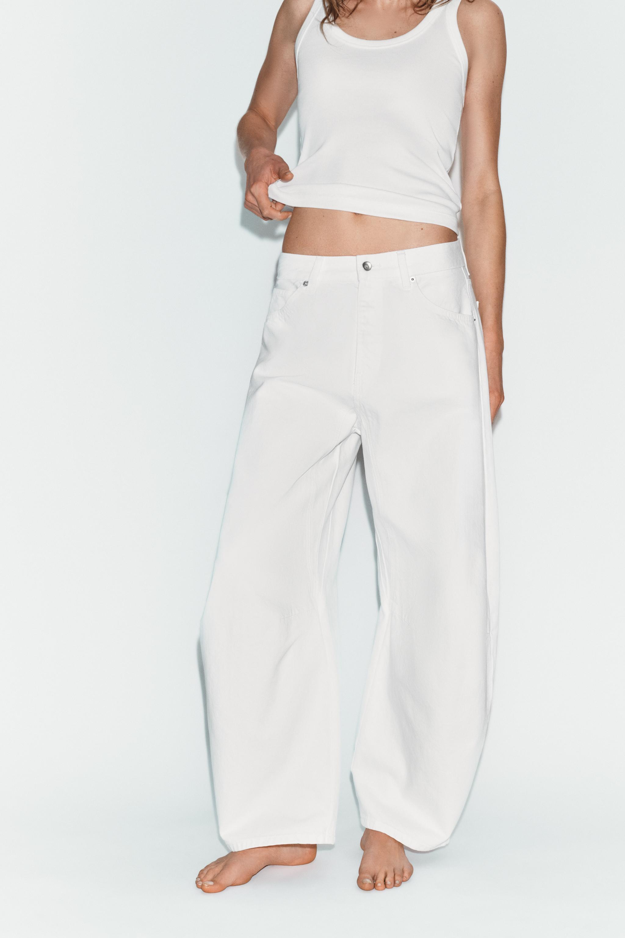 TRF MID-RISE BALLOON JEANS | Zara US