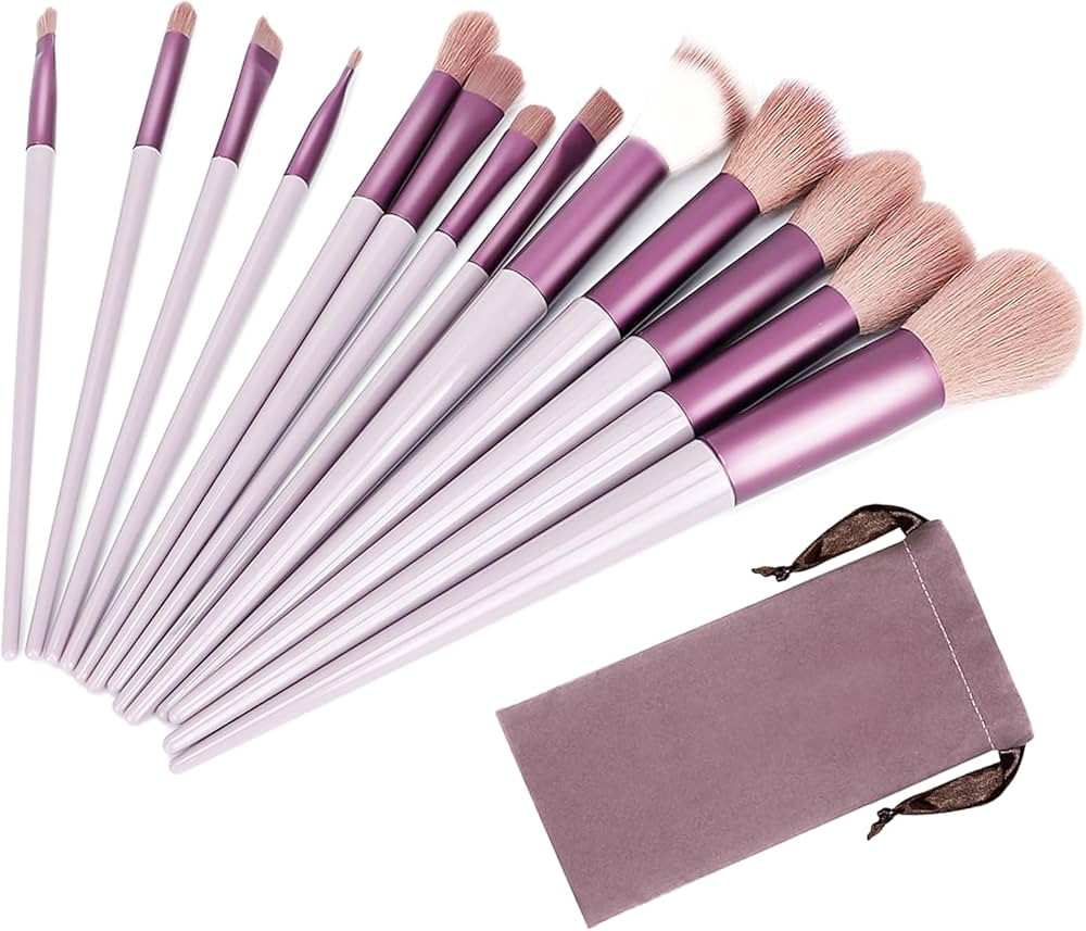 Pennelli Trucco 13 Pezzi Set Viso e Occhi, Pennelli Make Up Professionali Set, Sintetico Contorno... | Amazon (IT)