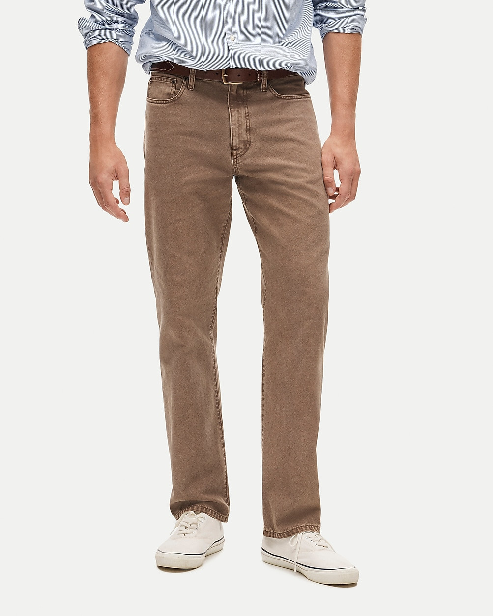 Classic Straight garment-dyed five-pocket jean | J. Crew US