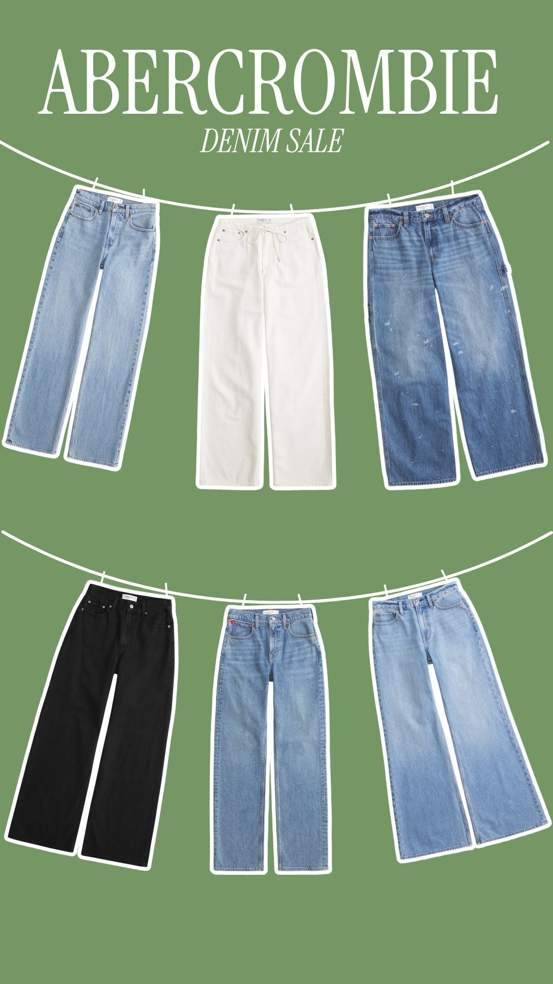 Biggest denim sale of the year + my stackable code: BLAMEITONDEDE works this weekend!  @abercrombie #abercrombiepartner

Dressupbuttercup.com #dressupbuttercup #dederaad 

#LTKFindsUnder100 #LTKSeasonal #LTKStyleTip