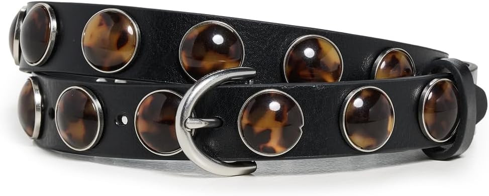 rag & bone Women's Cabochon Baby Boyfriend Belt | Amazon (US)