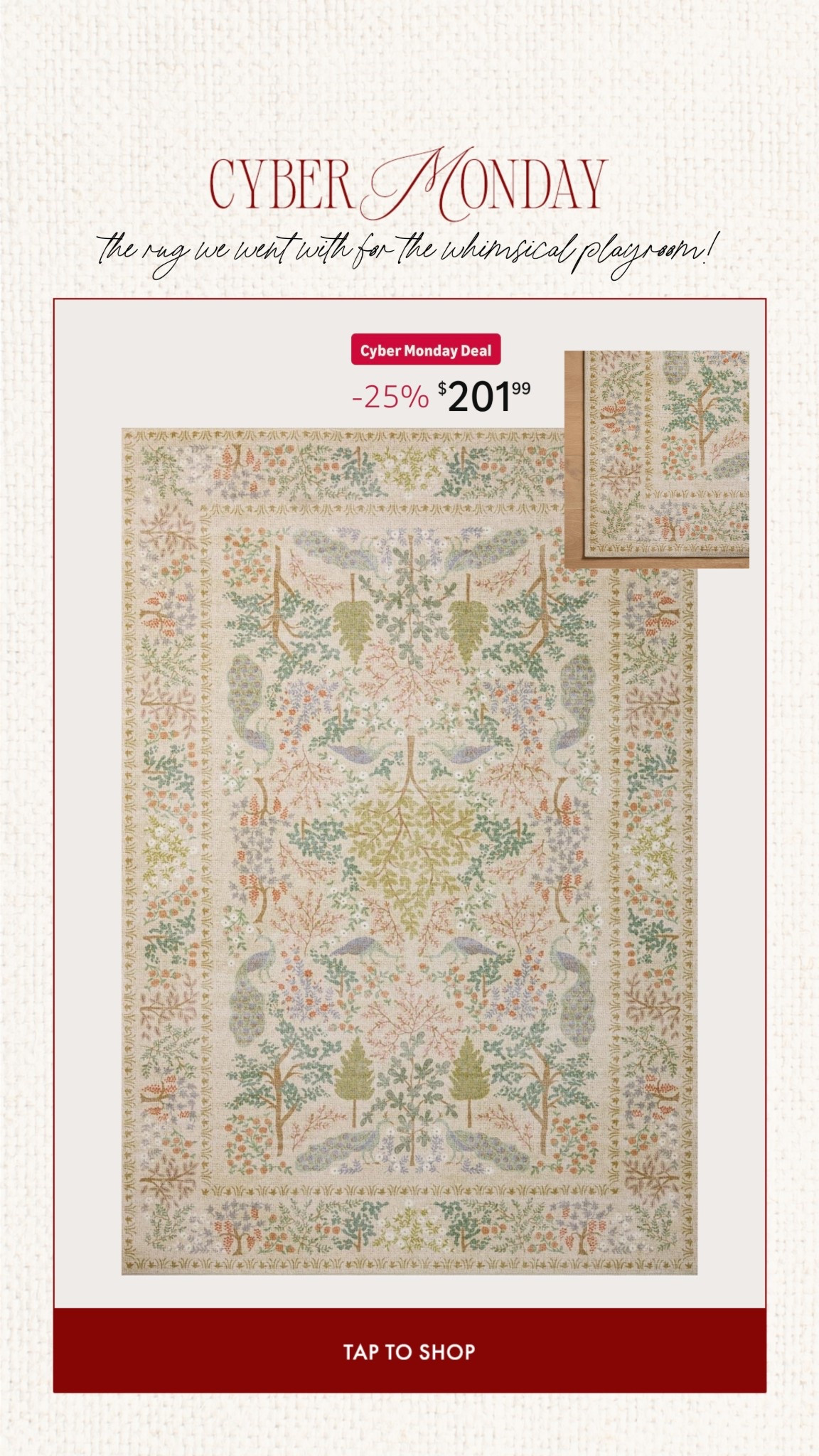 Whimsical playroom rug! On sale for 25% off for cyber Monday - hoping this one works! We love this brand of rug so much so here’s to hoping 🤞🏼🤞🏼 I LOVE the colors!!!! And print! 

Playroom vibes, playroom rug, whimsical vibes, colorful playroom 

#LTKHome #LTKKids #LTKCyberWeek